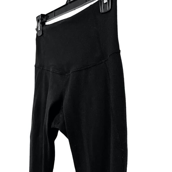 ZELLA Black Cropped Skinny Pull On Workout Athletic Stretch Knit Leggings S - Picture 8 of 16